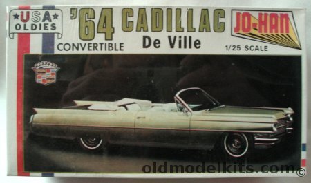 Jo-Han 1/25 1964 Cadillac De Ville Convertible, C-3964 plastic model kit